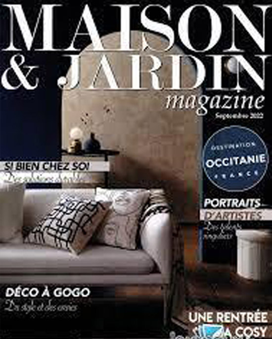Maison Jardin magazine press coverage